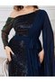 Rochie lunga, Bleumarin - 4