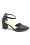 İremsu Çupra Satin Detailed 5 cm Heeled Stiletto Women's Heeled Shoes Black