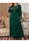 Rochie lunga, Verde - 4