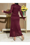 Rochie lunga, Visiniu - 3