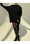 Rochie scurta, Negru - 5