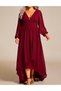 Rochie medie, Visiniu - 5