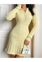 Rochie scurta, Galben - 6