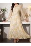 Rochie lunga, Galben - 3
