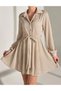 Rochie scurta, Bej - 6