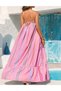 Rochie lunga, roz - 2