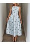 Rochie medie, Albastru - 4