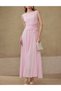 Rochie lunga, Roz - 3