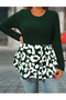 Bluza, Verde/alb - 3