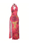 Rochie lunga, Mix culori - 3