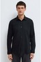 M0211656 Seal Logo Detailed Shirt Men's Shirt Black - 3