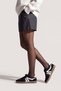 Women's Sneaker Lace-Up Flat Sole Suede Sports Shoes Tiyone Black - 3