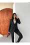 Kruvaze Stylish Women's Blazer Jacket with Collar Buttons - 5
