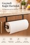 Snap-On Napkin Holder Organizer for Cabinet, Easy-To-Assemble Metal Paper Towel Holder Towel Rack Organizer