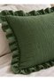 100% Cotton Muslin Ruffled Pillowcase - 50 X 70 - 2