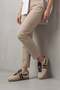 Women's Sneaker Lace-Up Flat Sole Sports Shoes Tiyone Beige Suede - 6