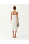 Straight Crew Neck Strap Dress - 6