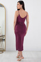 Strappy Glitter Midiboy Dress 39770 - 7