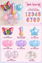 Party Rainbow Butterfly Birthday Balloon Set – Colorful Star Foil, 4-Year-Old Number Foil, and Latex Balloon Decoration - 2