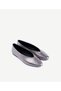 High-Faced Leather Ballerinas - 4