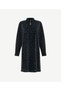 A Form Shirt Collar Long Sleeve Dress - 5