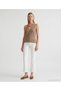 Cropped Pad V-Neck Sleeveless Sweater - 3