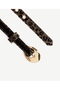 Leopard Fabric Belt with Buckle Detail - 2