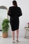 Square Neckline Sleeves Chiffon Plus Size Dress 13437 - 8