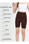 Girls' High Waist Biker Casual Running Walking Yoga Sports Volleyball Workout Fitness Short Leggings with Pockets - 8
