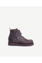 Nubuck Detailed Lace-Up Leather Boots