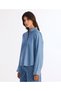 Balloon Sleeve Denim Shirt - 4