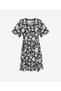 Short Sleeve Mini Dress with Pens - 6