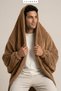 Wellsoft Wearable Blanket |   Unisex - Women - Men |   Oversize - Fleece - Plush |   Light Brown - 7