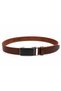 Automatic Buckle, No-Hole, Suede Leather, Classic Men's Belt, Light Brown. - 6