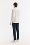Men's White Bottomed Collar 100% Cotton Breathable Comfort Fit Shirt A61Y2022 - 5