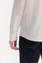 Men's White Bottomed Collar 100% Cotton Breathable Comfort Fit Shirt A61Y2022 - 3