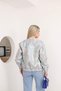 Patterned Glittery Jacquard Women's Jacket - 5