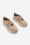 Women's Suede Mary Jane Double Strap Retro Casual Sports Ballerina Sneaker Shoes Golyate Beige Suede - 5