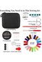 Portable Sewing Kit with Case, Thread, Needles, Scissors and Sewing Accessories - 2