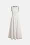 Flounce Dress with Piping Details - 7