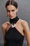 Halter Neck Maxi Dress - Exclusive Collection - 5