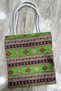 Women's Ethnic Shoulder Bag Khaki Ethnic Patterned Tapestry Woven - 2