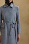 Gray Shepherd-Stitch Coat - 5