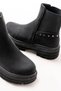 ZRİN-749-2005 Premium Black Emerald Flat-Heeled Slip-On Women's Casual Boots - 4