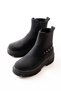 ZRİN-749-2005 Premium Black Emerald Flat-Heeled Slip-On Women's Casual Boots - 3