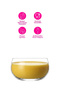 Cleo glass soup bowl 3-piece small size 390 ml (salad/appetizer/breakfast bowl) - 5