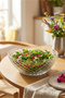 Elis Glass Salad Bowl Single Extra Large 2140 ml (Presentation Bowl, Preparation Bowl) - 3