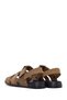Men's Beige Strappy Nubuck Leather Sandals 26Sfd6257V3 - 6