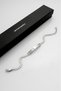White Stone Plate Steel Bracelet - 4