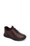 Men's Brown Lace-Up Leather Sneaker Wm828006Dv - 7